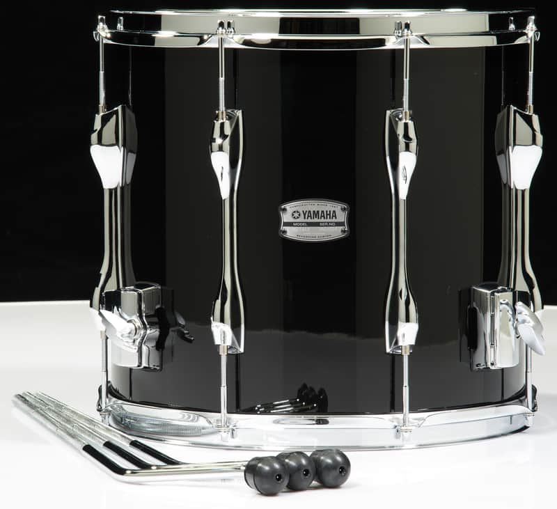 Yamaha Recording Custom 14x13 Floor Tom Piano Black image 1