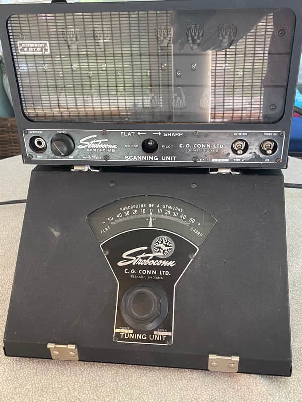 Conn Strobotuner 6T5 1950's - Black image 1