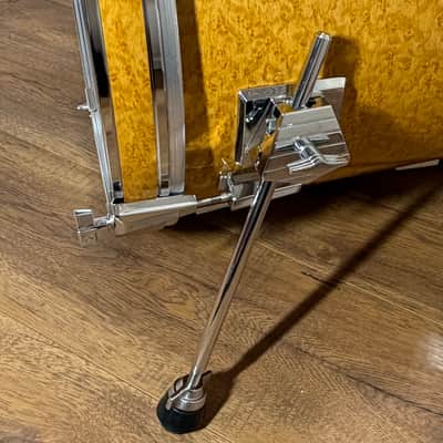 Tama (MIJ) 20”x16” Rockstar RM 1990’s - Amber Gravure (Faux Birdseye Maple) Wrap image 5