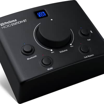 Presonus MicroStation BT 2.1 Monitor Control w/Bluetooth Connectivity image 3