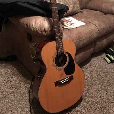 Takamine EG 230 A/E guitar with hardcase Dreadnaught image 1