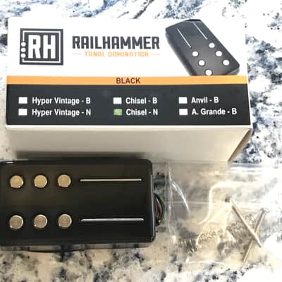 RAILHAMMER Chisel Neck Black Humbucker Pickup