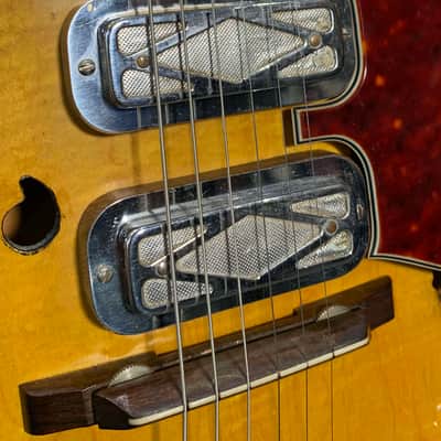 *RARE* 1959 Silvertone 1429 Hollow Body 6-String Electric Guitar w/ Case (Rm3) image 3