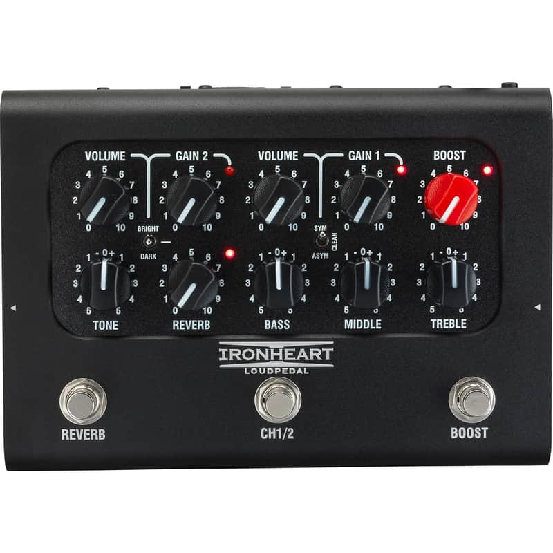 Laney Martin Miller Ironheart LOUDPEDAL Preamp / DI 60-Watt Guitar Amp Effect Pedal image 1