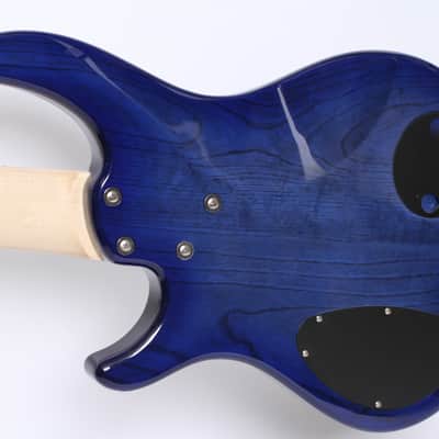 Dingwall Combustion 5 Indigo Burst with Reunion Blues gig  bag & custom pro setup - In Stock! image 5