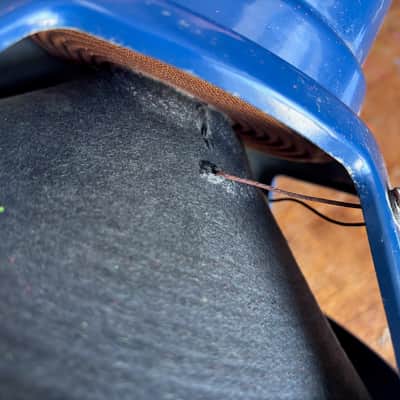1963 Celestion Vox Blue T530 12” Alnico Speaker Pulsonic Cone 8 ohm vintage image 17