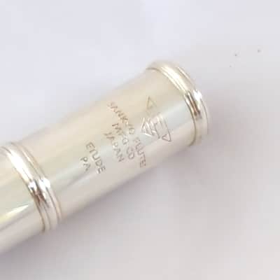 Immagine Recent Sankyo Etude PA flute ST-2 cut solid silver head closed hole - 4