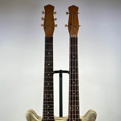 1959 (First Year) Danelectro Vintage 3923 Semi-Hollowbody Guitar / Bass Doubleneck w/ Case image 9