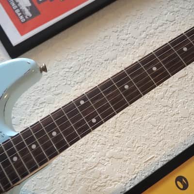 Graham Guitars Relic S-Style + UPGRADES - Baby Blue (Fender Strat) image 4