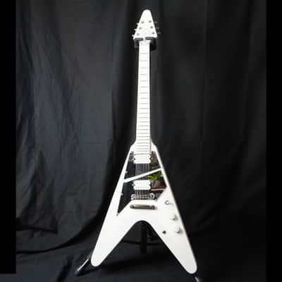 Epiphone Limited Edition Brendon Small "Snow Falcon" Flying V Snow Burst image 3