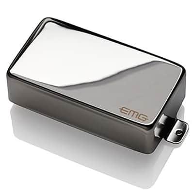 EMG 81 Active Ceramic Humbucker Guitar Pickup - Chrome-NEW image 2