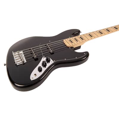 Vintage V495 Coaster Series 5-String Bass Guitar Pack ~ Boulevard Black image 10