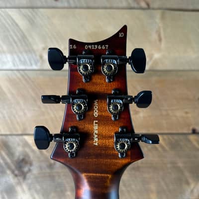 PRS Wood Library Custom 24 Fatback Semi-Hollow! - Satin Copperhead Cherryburst 423667 image 11