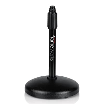 Gator Frameworks Round Base Desktop Mic Stand image 1