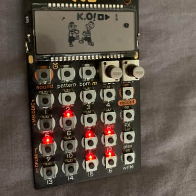 Teenage Engineering PO-33 Pocket Operator K.O! 2018 - Present - Black imagen 2