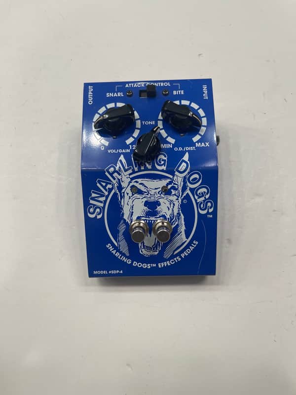 Snarling Dogs SDP-4 Blue Doo Tube Emulator Overdrive Rare Guitar Effect Pedal image 1