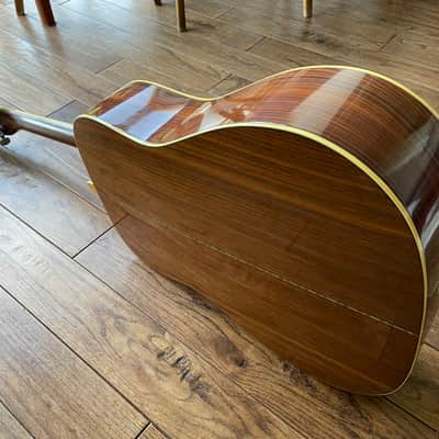 1980s Yamaha FG-350D Acoustic Dreadnought Guitar Natural Nippon