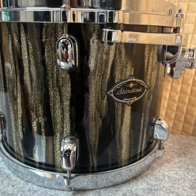 Tama Starclassic Walnut Birch 12" X 9" tom - Black Clouds & Silver Linings image 10