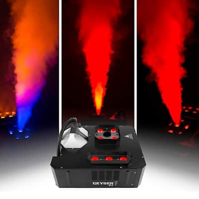CHAUVET GEYSER P7 RGBA+UV LED Pyrotechnic-like Fog FX Light with Wireless Remote Controller image 10