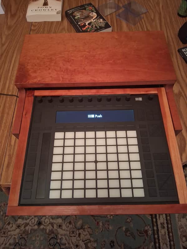 Ableton Push 2 Controller with Custom Hardwood Enclosure image 1