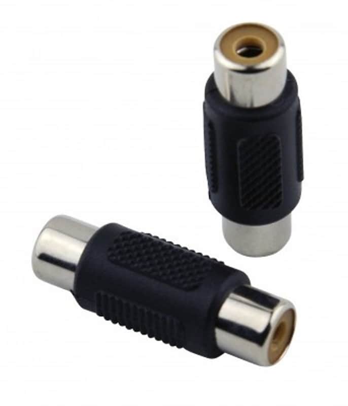 Pig Hog Solutions - RCA(F) - RCA(F) Mono Adapter, 2pk, PA-2RCAF image 1