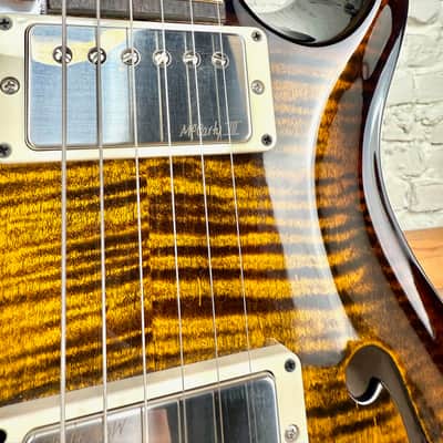 ** NEW ** PRS Hollowbody II Piezo - Black Gold image 8