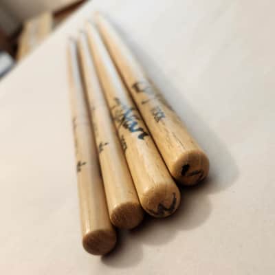 Vic Firth American Classic 5A Hickory Wood Tip Drum Sticks -PLUS Zildjian ROCK Sticks image 2