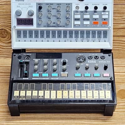 The Analog Source 2 Tier Black Desktop Stand for Korg Volca Beats Bass FM Keys Nubass Loop Mix Sample Synthesizer Mixer Drum Rhythm Machine Sampler image 3