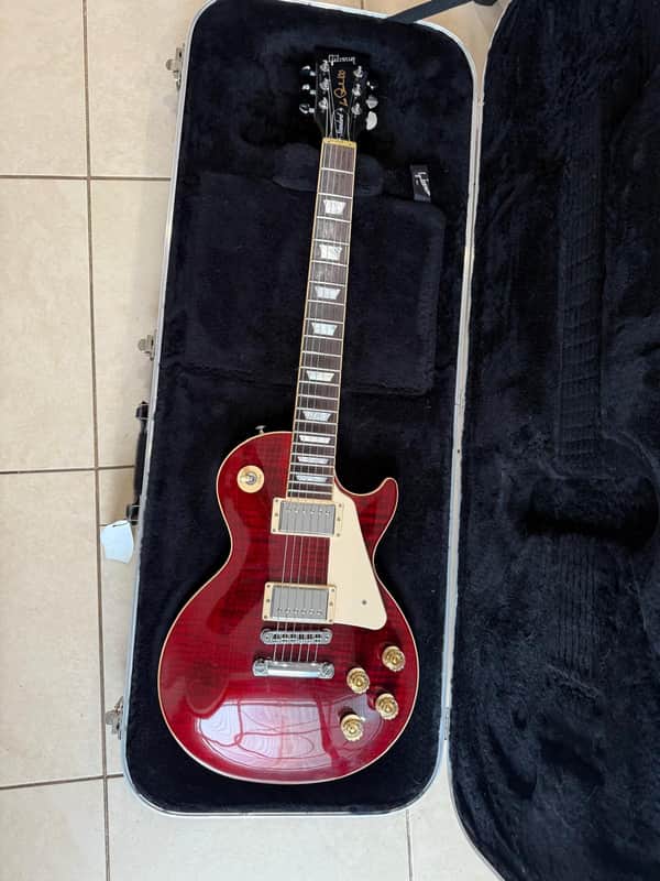 Gibson Les Paul 2015 - Metallic Translucent Wine Red image 1