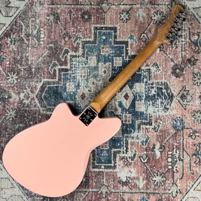 Reverend Rick Vito Soul Agent Orchid Pink Electric Guitar W/ Original Box & Case Candy! image 4
