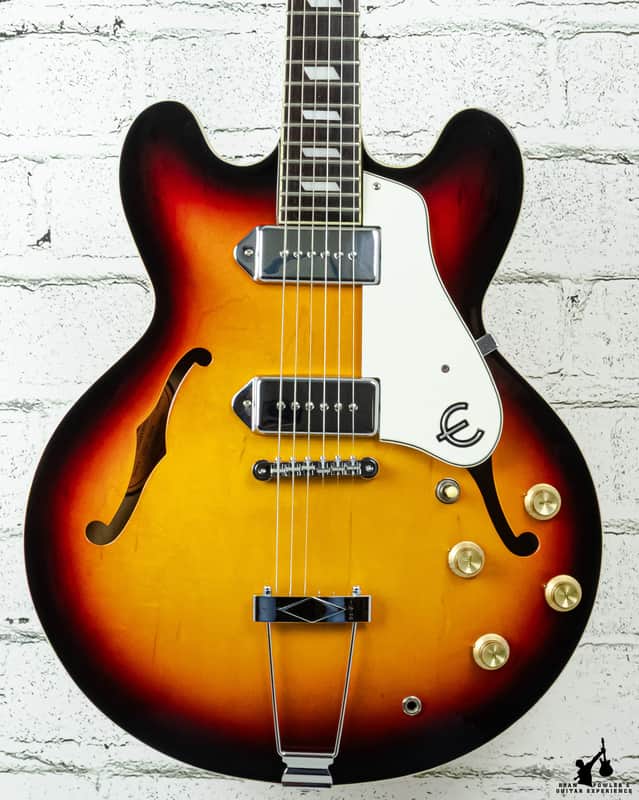 2000s Epiphone Peerless Casino Sunburst w/ Epi HSC (Professional Headstock Repair) image 1