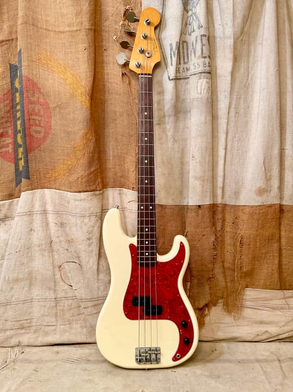 Fender MIJ '62 Reissue Precision Bass (PB62) 1998 - Olympic White image 1