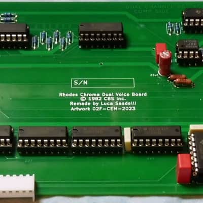 Rhodes Chroma DVB clone Dual Voice Board (w/o CEM)