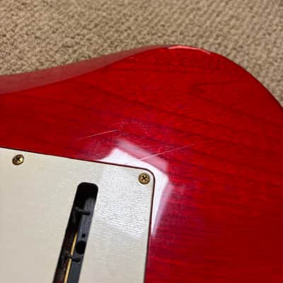 Valley Arts California Pro 90's Electric Guitar S-Shaped Red image 22