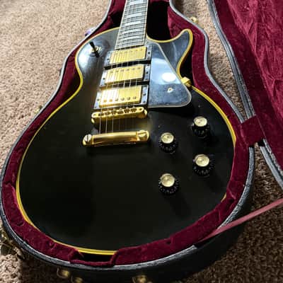 Gibson 1999 Custom Shop Historic Collection 3-Pickup '57 Les Paul Custom Black Beauty Reissue - Ebony image 14