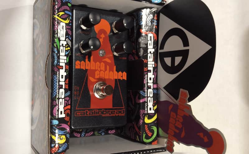 Catalinbread Sabbra Cadabra Boost Overdrive Pedal - Black image 1