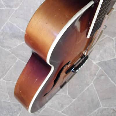 rare vintage VOSS archtop Jazz F-hole GUITAR GIMA Gitarre Germany 1960 image 8