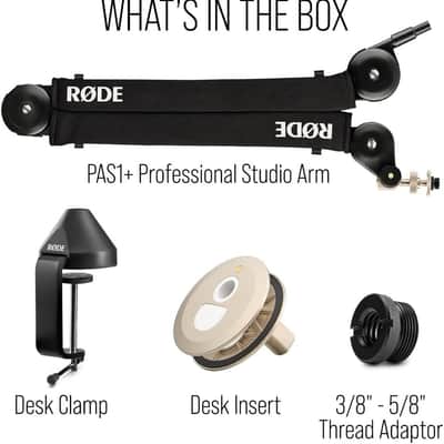 Rode PSA1+ Professional Desk Mounted Broadcast Microphone Boom Arm Stand image 7