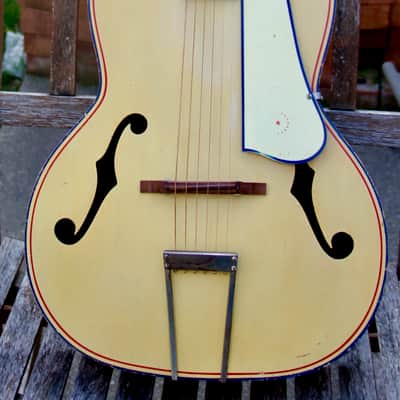 Liberty/Kay/Harmony Archtop 40's/50's Red/Blue and Buttercream Patriotic Gem! image 1
