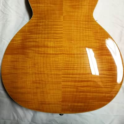 Hagstrom Super Viking Semi Hollow Dandy Dandelion NEW Electric Guitar Amber image 9