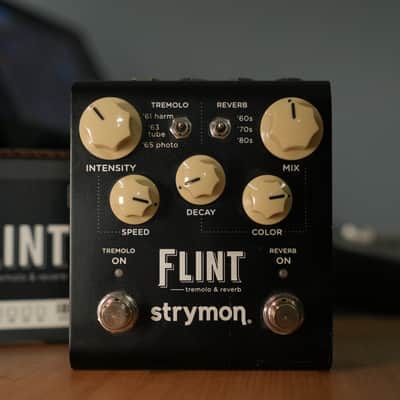 Strymon Flint Reverb and Tremolo V2 2022 - Present - Black image 1