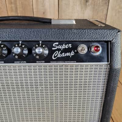 Fender Super Champ Amp Combo 1982 with EV Force 10 Speaker - Black image 11