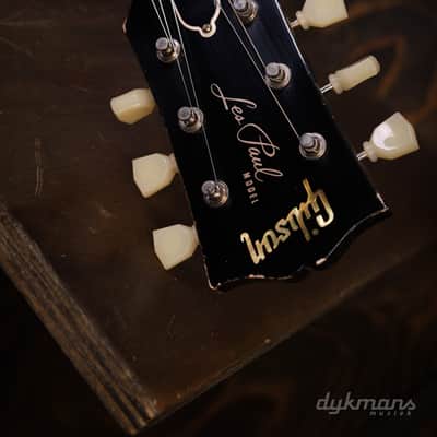 Gibson Custom 1957 Les Paul Standard All Ebony Murphy Lab Light Aged image 13