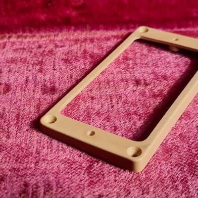 MINT 1958 Gibson Les Paul standard white pickup ring surround - ORIGINAL image 1