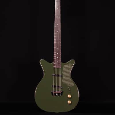 Danelectro Dan O. Cool Baritone Electric Guitar, Green image 5
