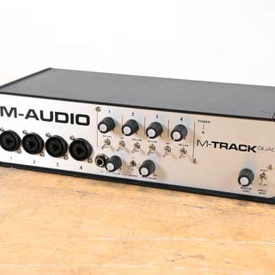 M-Audio M-Track Quad 4x4 USB Audio/MIDI Interface (NO POWER SUPPLY) CG01VGE image 1