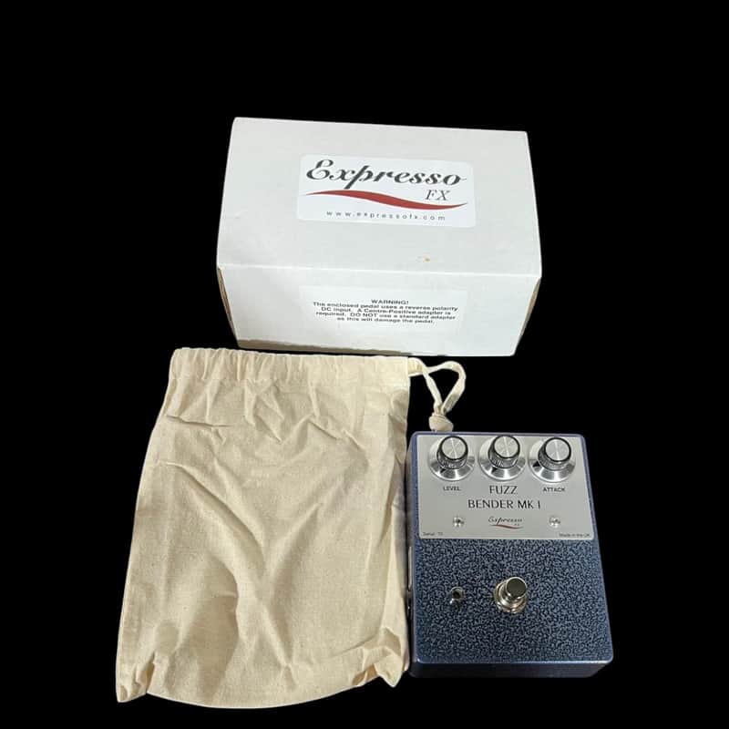 Expresso FX Fuzz Bender Mk1 - Silver/Blue X13585 image 1