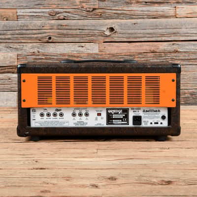Orange Rockerverb 100 MKII Rob Zombie 100w Head Brown Western image 3