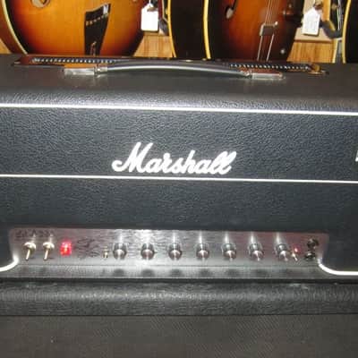 2010 Marshall Slash Limited Edition AFD100 Signature Amplifier Black w/ Original Snakeskin Cover image 1