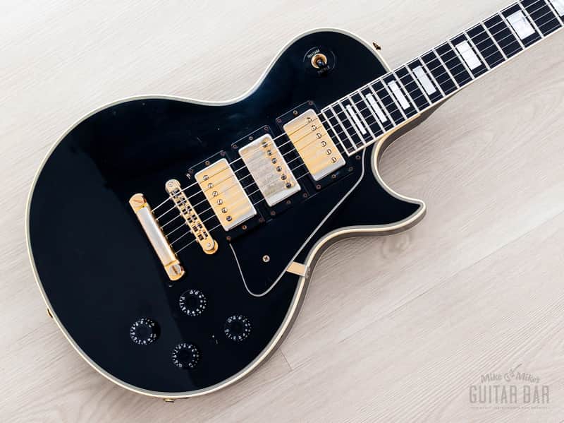 1981 Gibson Les Paul Custom Black Beauty 3 Pickup Ebony w/ Tim Shaw & T Tops, Case image 1